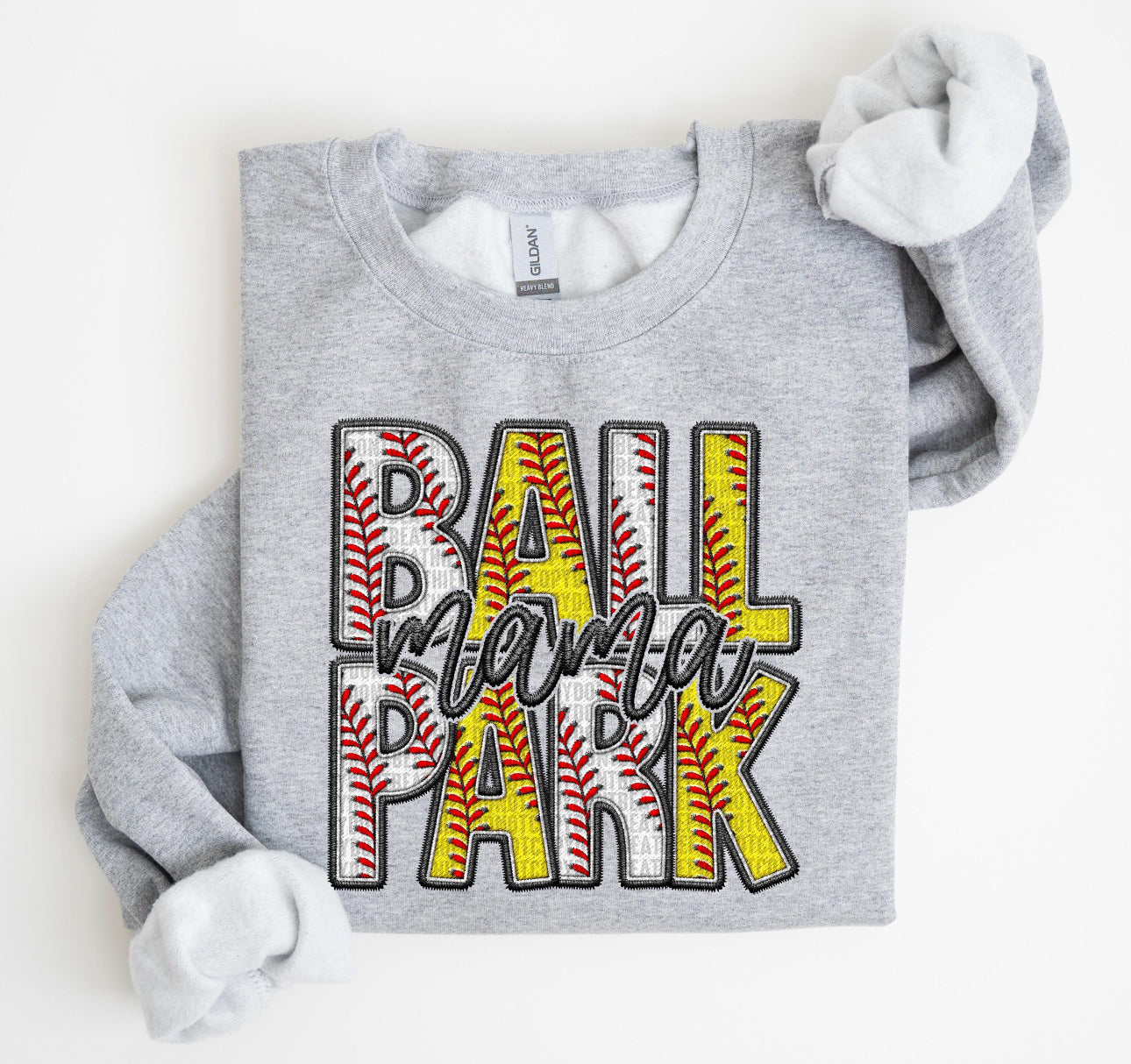 ballpark mama faux glitter