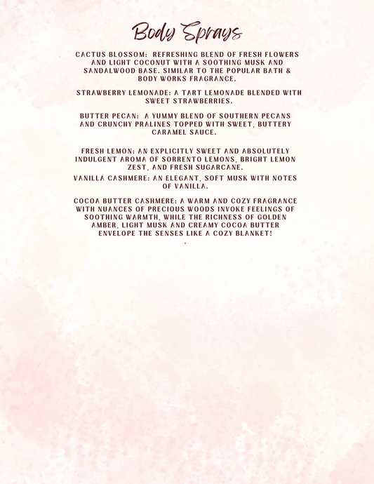 Body Spray