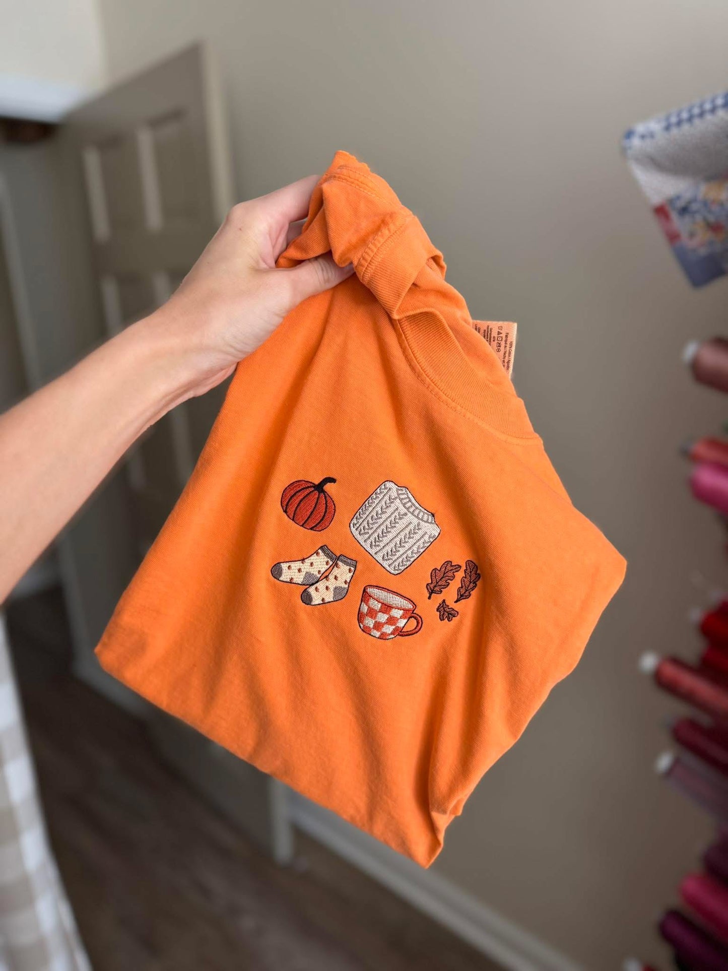 Fall vibes - embroidered