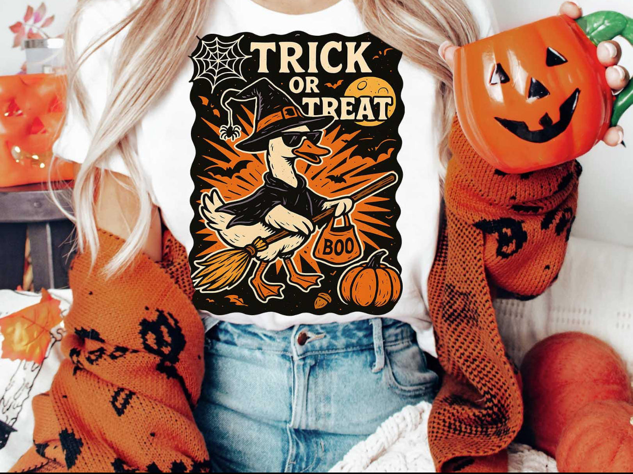 Trick or treat goose