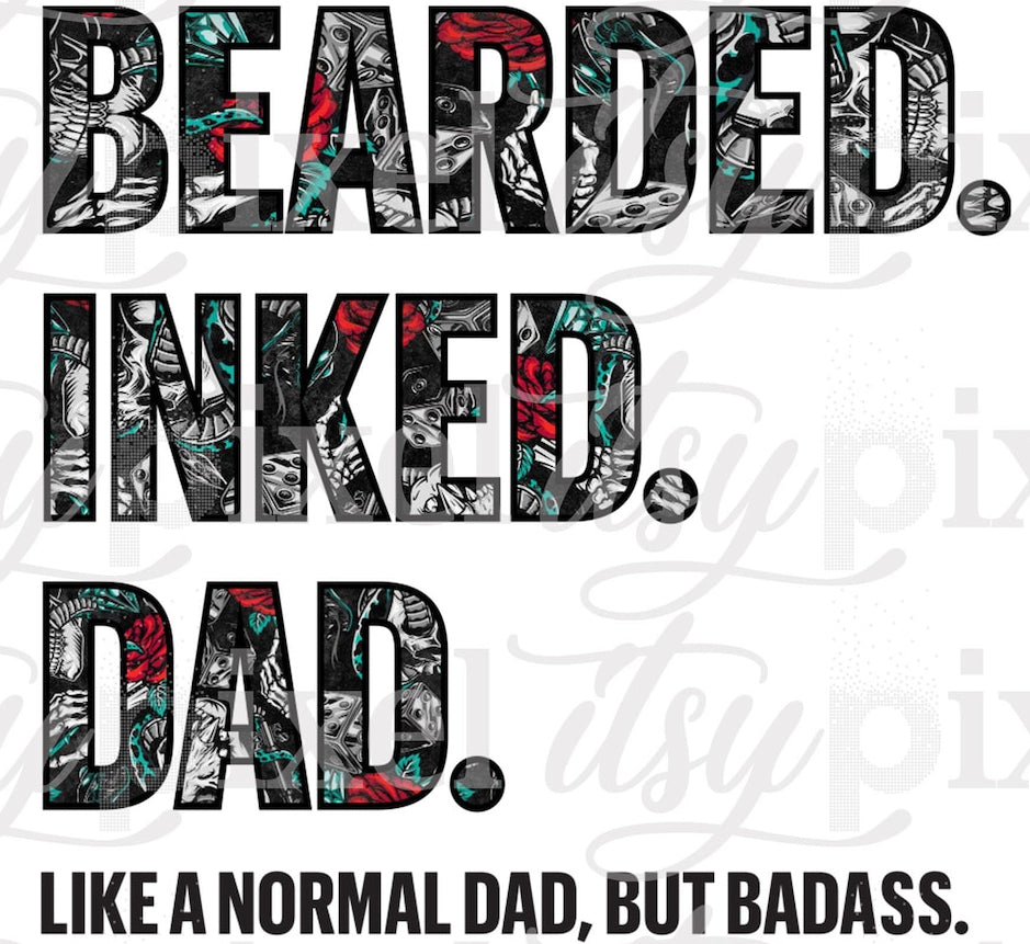 bearded inked dad