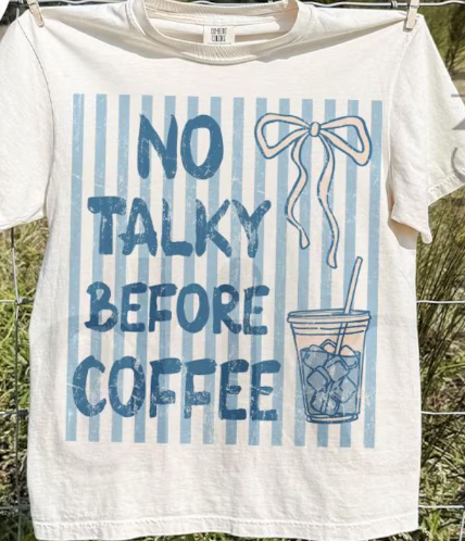 no talky before coffee