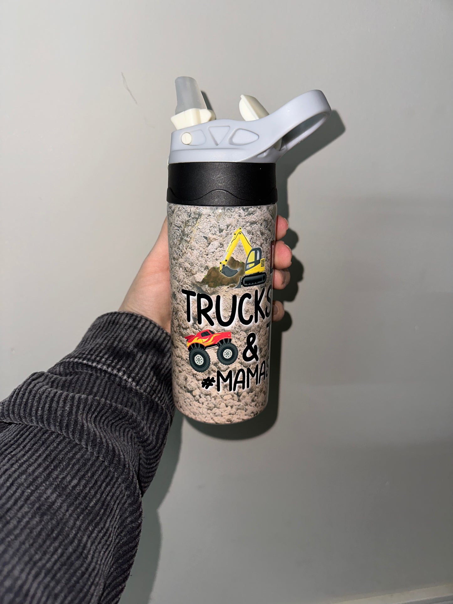Dirt trucks & toys tumbler
