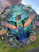 Load image into Gallery viewer, hummingbird wind spinner