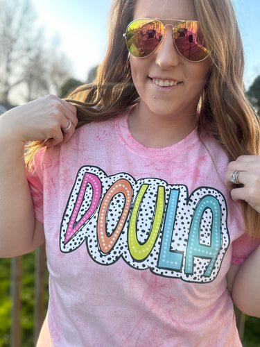 Doula speckled print