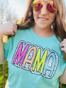 Mama speckled print