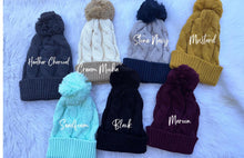 Load image into Gallery viewer, Cowhide mama beanie