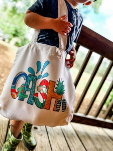 Personalized Pool tote bag