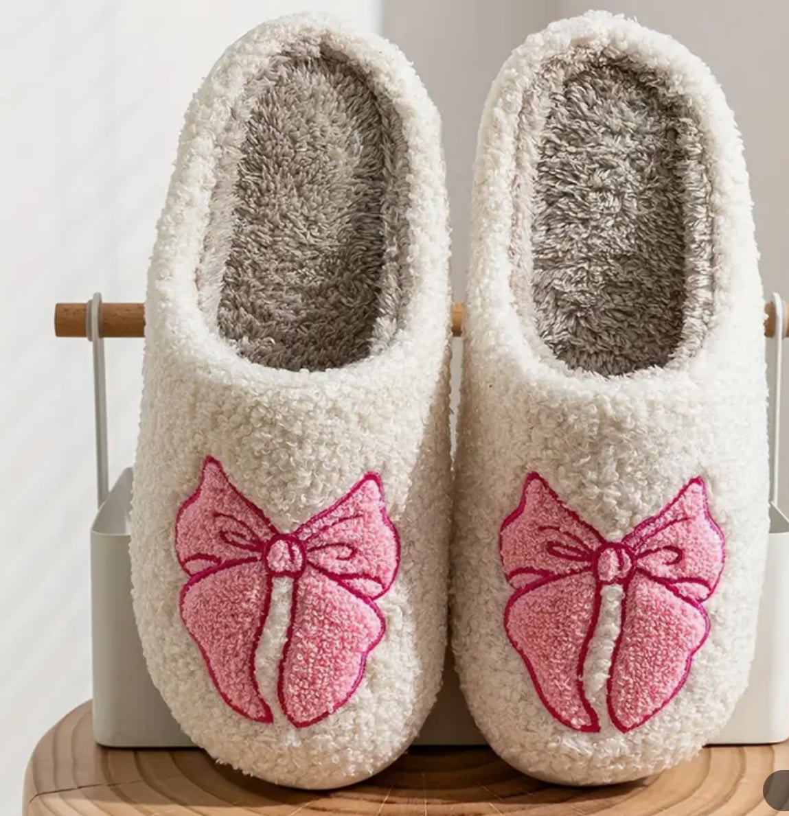 pink Bow slippers