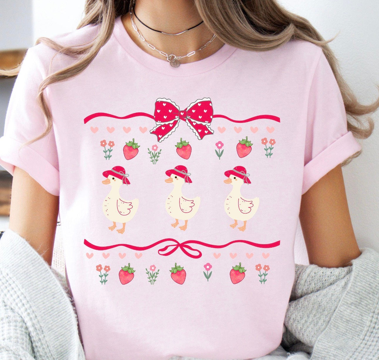 vintage strawberry goose