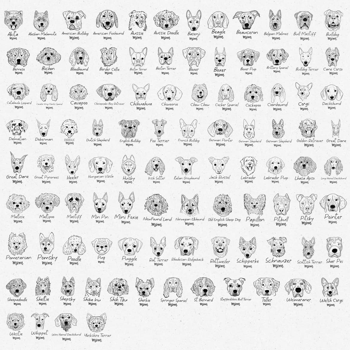 Custom Dog keychains