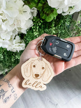 Load image into Gallery viewer, Custom Dog keychains