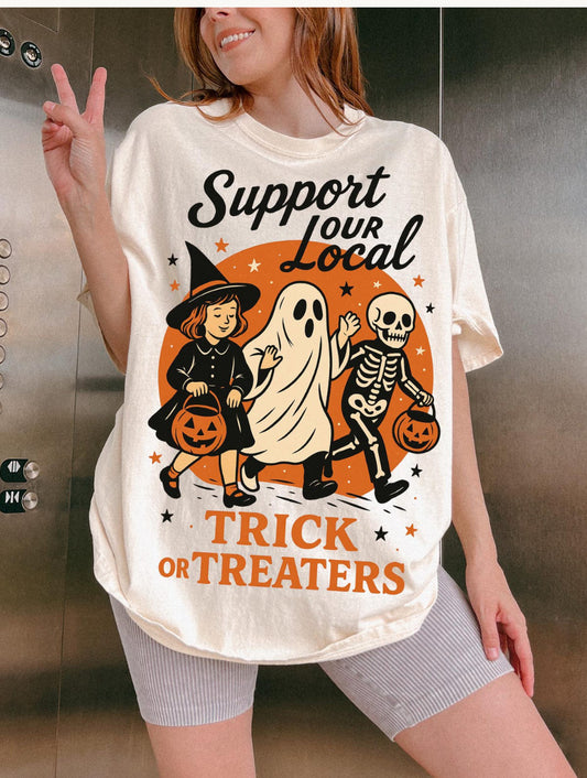 support your local trick or treaters
