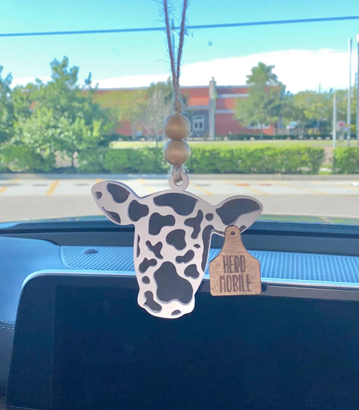 Cow head Car Charm