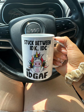 Idgaf mug