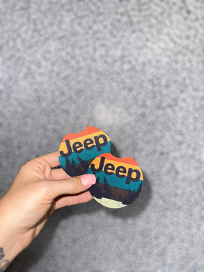 Je*p mountains car coasters