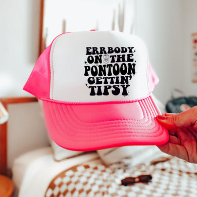 Pontoon getting tipsy Trucker Hat