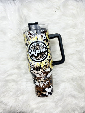 Sunflower mama 40oz cup