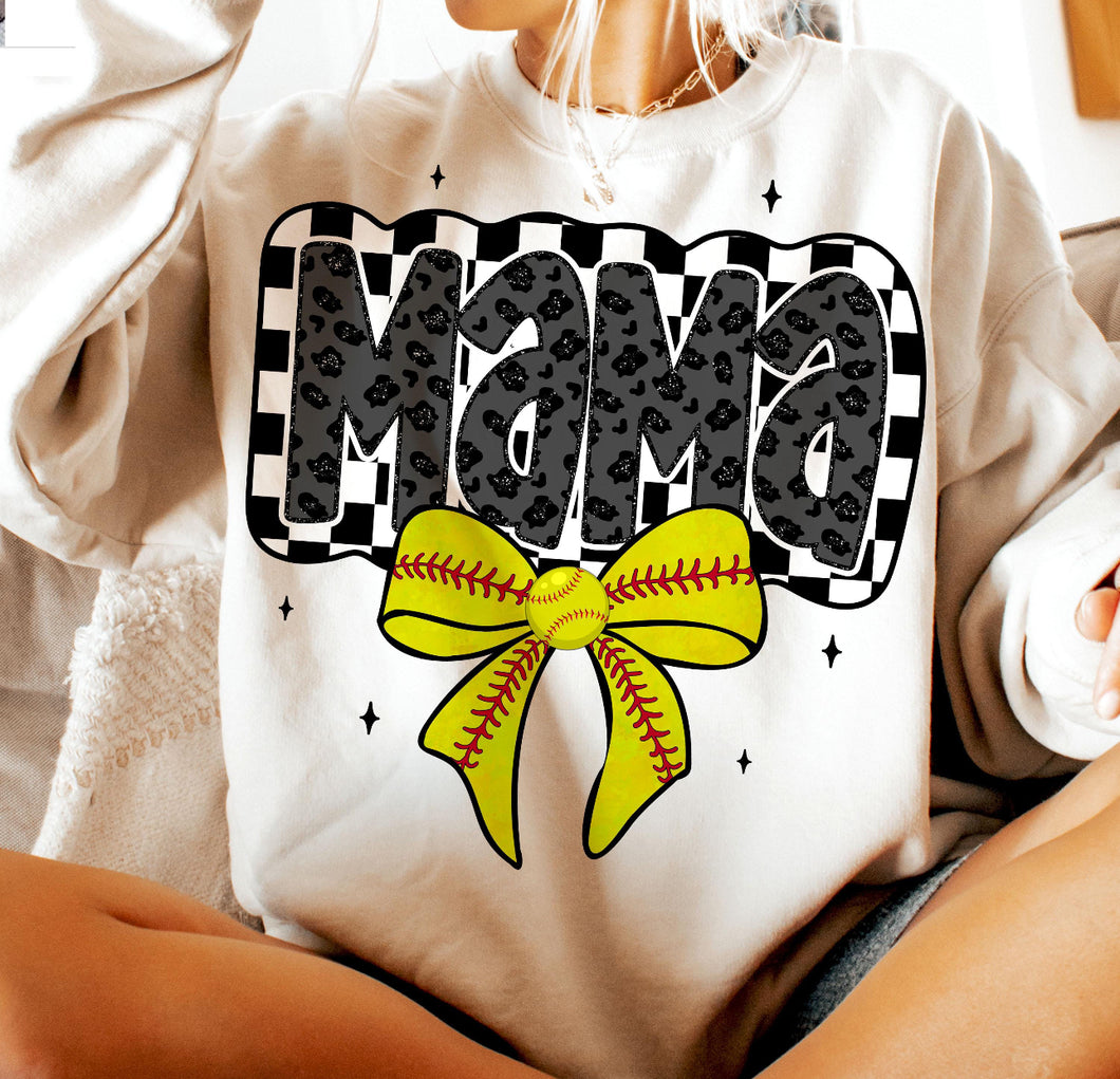 retro mama softball