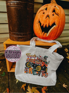 Dino truck Trick or treat bag