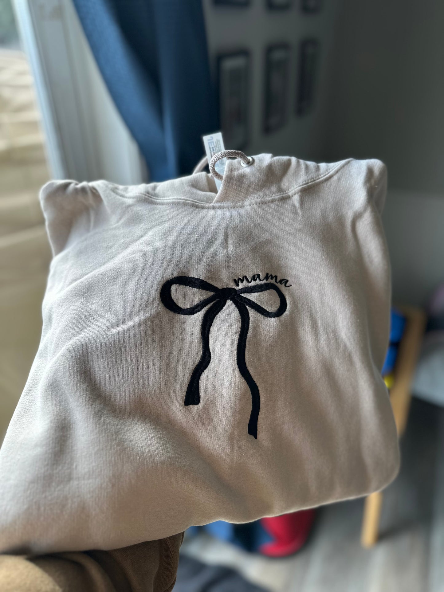 RTS Mama coquette embroidered mama hoodie 2XL