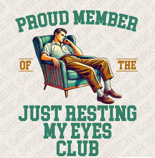 just resting my eyes