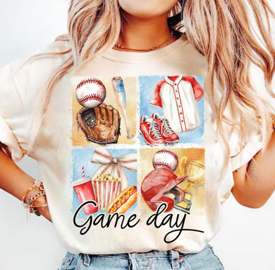 game day collage