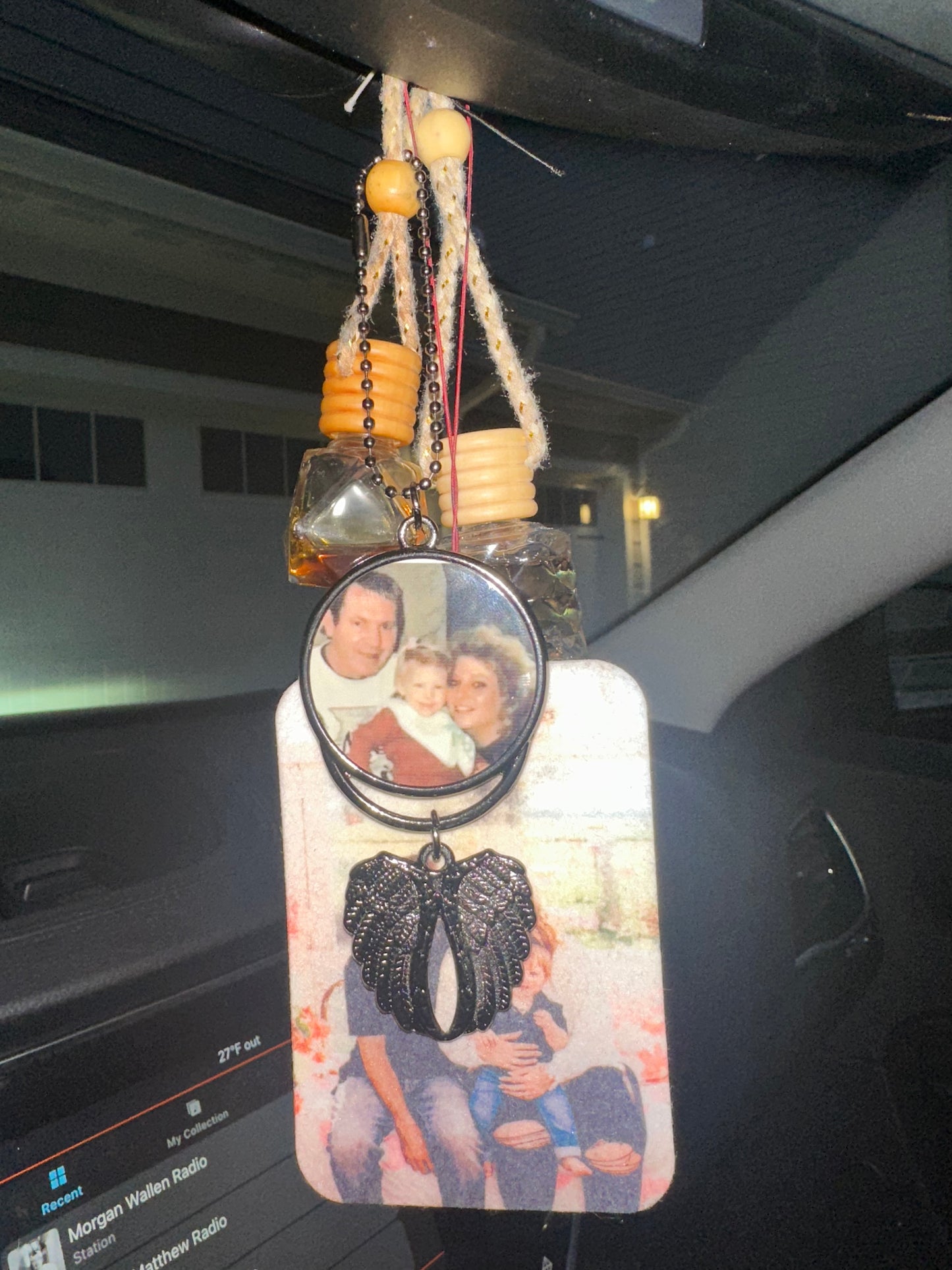 In memory car charms
