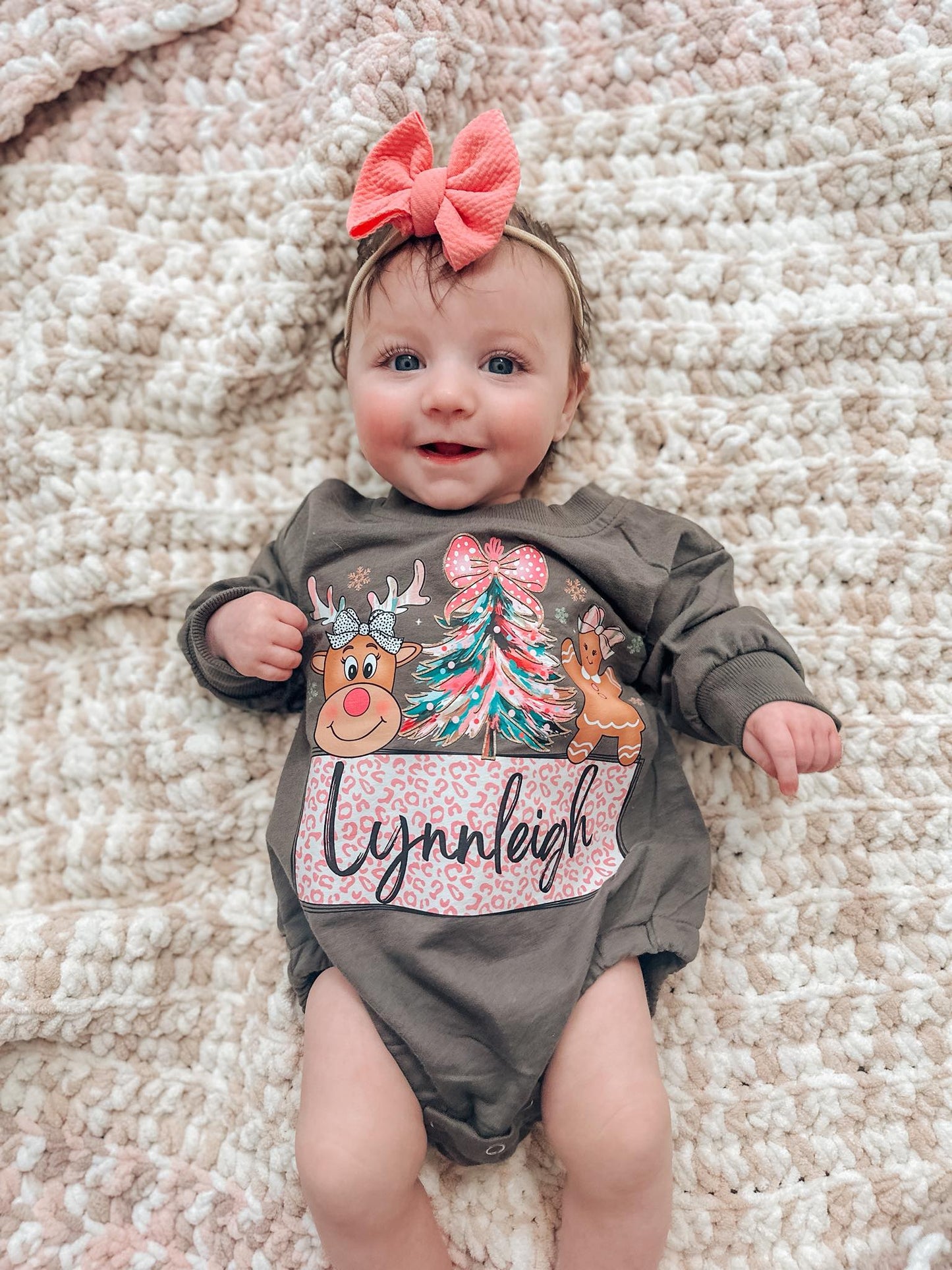 christmas name plate kids sweater