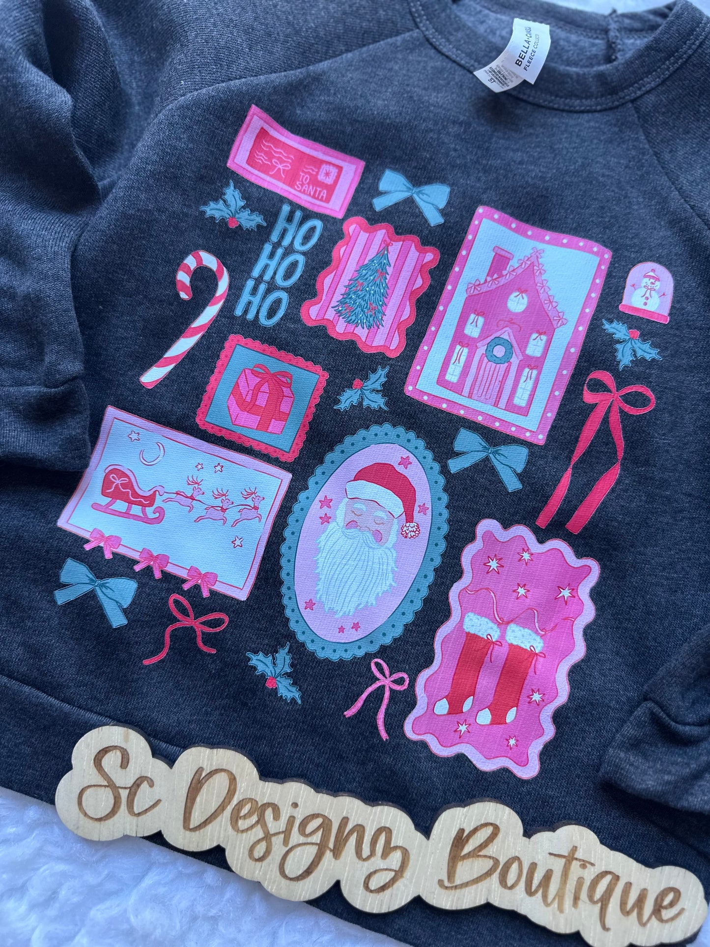 girly pink Christmas adult