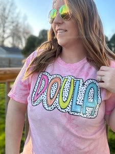 Doula speckled print