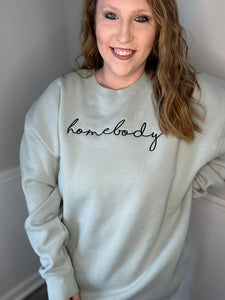 homebody embroidered sweatshirt