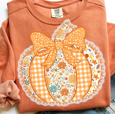 floral pumpkin