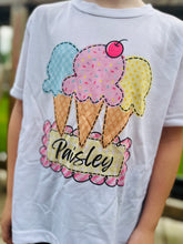 Load image into Gallery viewer, Ice cream tee