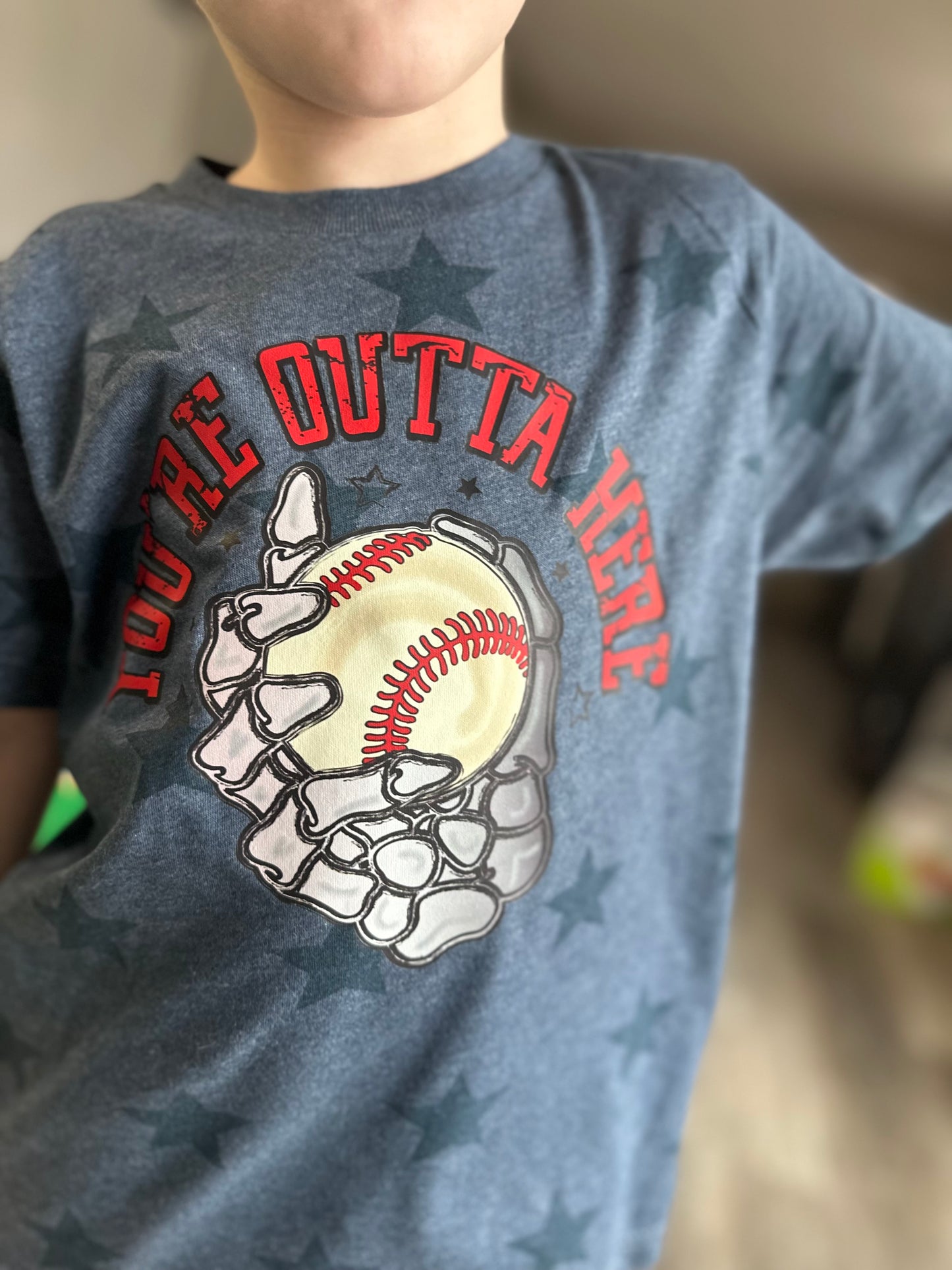 You’re out of here star kids tee