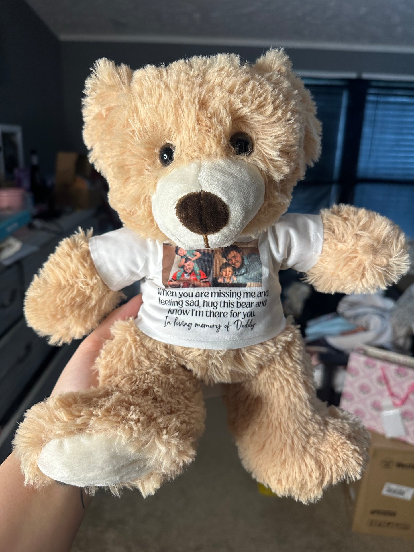 In memory teddy bear
