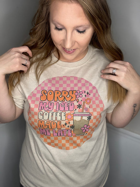 My iced coffee made me late