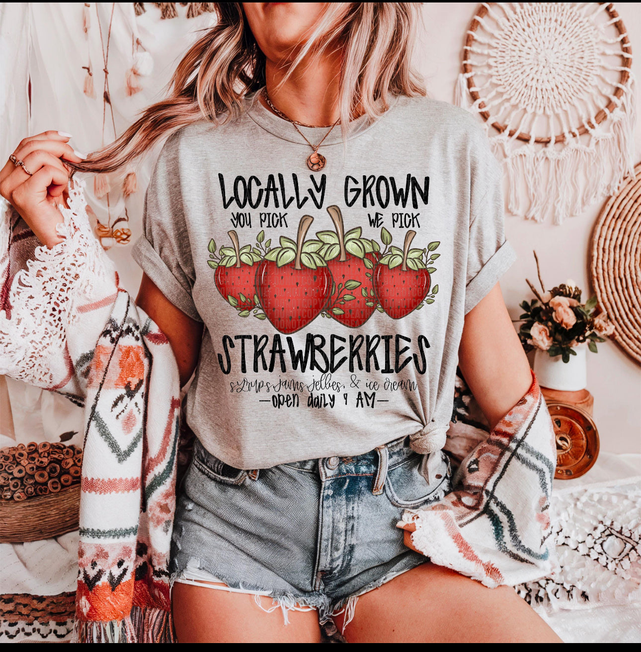 locally grown strawberries