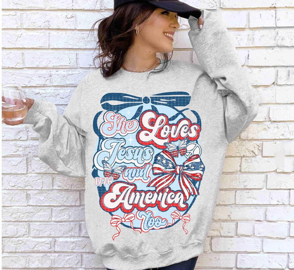 she loves jesus & america too