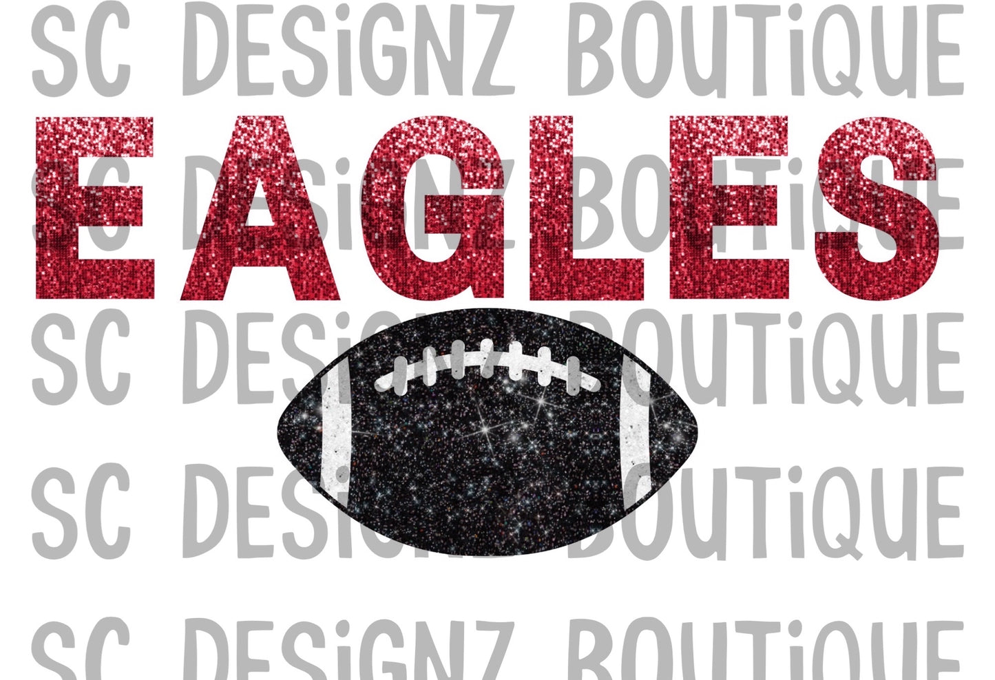 Faux sequin team apparel