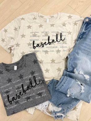 baseball/softball star tee