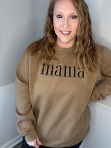 Mama embroidered sweatshirt