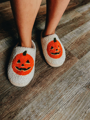 fall/halloween slippers