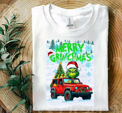 merry grinchmas jeep