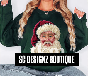 Plush santa claus character