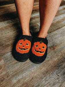 fall/halloween slippers