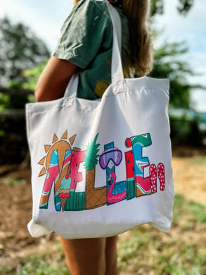 Personalized Pool tote bag