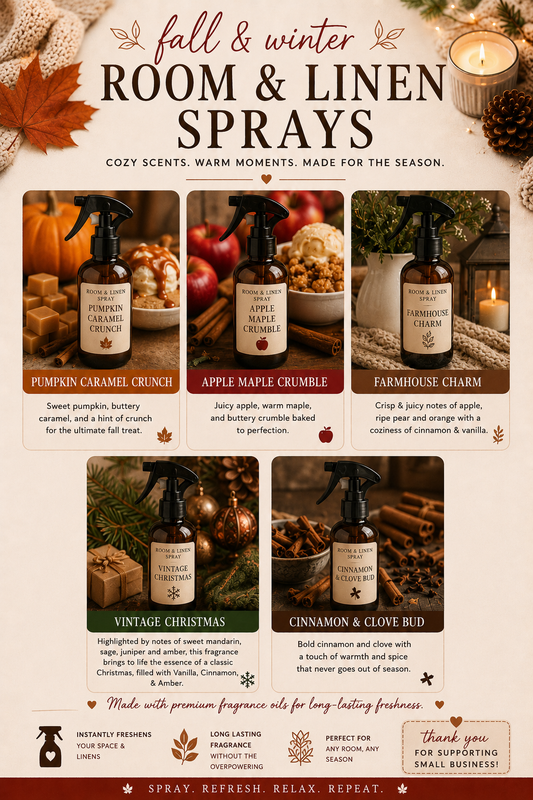 Room + Linen Spray (Fall + Winter Collection)