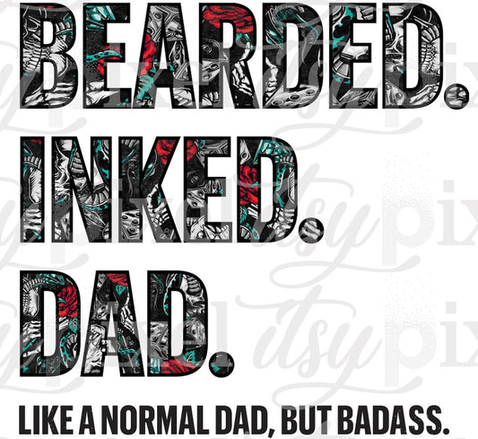 bearded inked dad