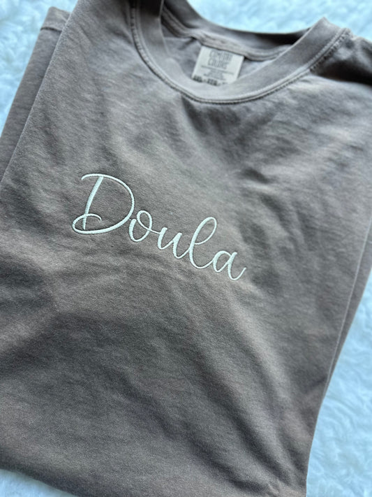 Doula/Midwife embroidered tee